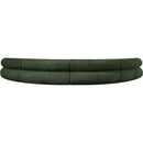  Manufacturer Color_Green -- Bale 183" Green Chenille Fabric Upholstered 4 pc Modular Sectional IMAGE 3