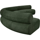  Manufacturer Color_Green -- Bale 183" Green Chenille Fabric Upholstered 4 pc Modular Sectional IMAGE 7
