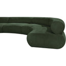  Manufacturer Color_Green -- Bale 183" Green Chenille Fabric Upholstered 4 pc Modular Sectional IMAGE 8