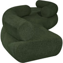  Manufacturer Color_Green -- Bale 202" Green Chenille Fabric Upholstered 4 pc Modular Sectional IMAGE 5