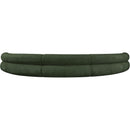  Manufacturer Color_Green -- Bale 202" Green Chenille Fabric Upholstered 5 pc Modular Sectional IMAGE 3
