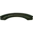 Meridian Bale Green Chenille Fabric Modular Sofa IMAGE 5