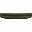  Manufacturer Color_Green -- Bale 202" Green Chenille Fabric Upholstered 6 pc Modular Sectional IMAGE 3