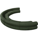  Manufacturer Color_Green -- Bale 202" Green Chenille Fabric Upholstered 6 pc Modular Sectional IMAGE 6