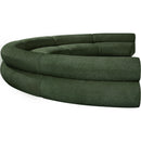  Manufacturer Color_Green -- Bale 202" Green Chenille Fabric Upholstered 6 pc Modular Sectional IMAGE 7