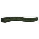 Meridian Bale Green Chenille Fabric Modular Sofa IMAGE 11