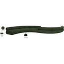  Manufacturer Color_Green -- Bale 280" Green Chenille Fabric Upholstered 6 pc Modular Sectional IMAGE 12