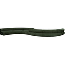  Manufacturer Color_Green -- Bale 280" Green Chenille Fabric Upholstered 6 pc Modular Sectional IMAGE 3
