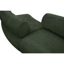  Manufacturer Color_Green -- Bale 280" Green Chenille Fabric Upholstered 6 pc Modular Sectional IMAGE 8
