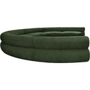  Manufacturer Color_Green -- Bale 202" Green Chenille Fabric Upholstered 7 pc Modular Sectional IMAGE 7