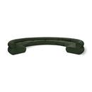 Meridian Bale Green Chenille Fabric Modular Sofa IMAGE 1