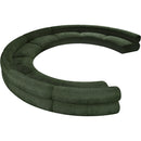  Manufacturer Color_Green -- Bale 202" Green Chenille Fabric Upholstered 8 pc Modular Sectional IMAGE 6