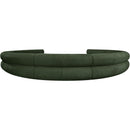  Manufacturer Color_Green -- Bale 202" Green Chenille Fabric Upholstered 9 pc Modular Sectional IMAGE 3