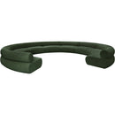  Manufacturer Color_Green -- Bale 202" Green Chenille Fabric Upholstered 9 pc Modular Sectional IMAGE 4