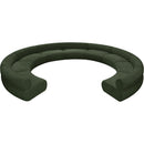  Manufacturer Color_Green -- Bale 202" Green Chenille Fabric Upholstered 9 pc Modular Sectional IMAGE 5