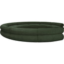  Manufacturer Color_Green -- Bale 202" Green Chenille Fabric Upholstered 9 pc Modular Sectional IMAGE 7