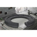  Manufacturer Color_Grey -- Bale 202" Grey Chenille Fabric Upholstered 10 pc Modular Sectional IMAGE 2
