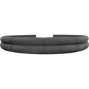  Manufacturer Color_Grey -- Bale 202" Grey Chenille Fabric Upholstered 10 pc Modular Sectional IMAGE 3