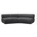  Manufacturer Color_Grey -- Bale 108" Grey Chenille Fabric Upholstered 2 pc Modular Sectional IMAGE 11
