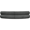  Manufacturer Color_Grey -- Bale 108" Grey Chenille Fabric Upholstered 2 pc Modular Sectional IMAGE 3
