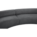  Manufacturer Color_Grey -- Bale 108" Grey Chenille Fabric Upholstered 2 pc Modular Sectional IMAGE 9