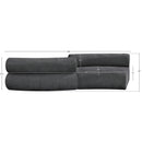  Manufacturer Color_Grey -- Bale 108" Grey Chenille Fabric Upholstered 2 pc Modular Sectional IMAGE 10