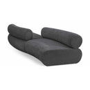 Meridian Bale Grey Chenille Fabric Modular Sofa IMAGE 1