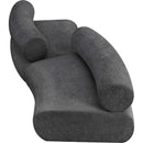  Manufacturer Color_Grey -- Bale 108" Grey Chenille Fabric Upholstered 2 pc Modular Sectional IMAGE 6