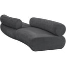  Manufacturer Color_Grey -- Bale 108" Grey Chenille Fabric Upholstered 2 pc Modular Sectional IMAGE 7