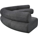  Manufacturer Color_Grey -- Bale 183" Grey Chenille Fabric Upholstered 4 pc Modular Sectional IMAGE 7