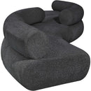 Manufacturer Color_Grey -- Bale 202" Grey Chenille Fabric Upholstered 4 pc Modular Sectional IMAGE 5