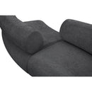 Manufacturer Color_Grey -- Bale 202" Grey Chenille Fabric Upholstered 4 pc Modular Sectional IMAGE 6