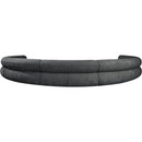 Meridian Bale Grey Chenille Fabric Modular Sofa IMAGE 3