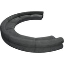 Meridian Bale Grey Chenille Fabric Modular Sofa IMAGE 6