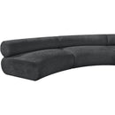  Manufacturer Color_Grey -- Bale 202" Grey Chenille Fabric Upholstered 8 pc Modular Sectional IMAGE 10