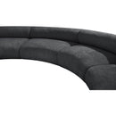  Manufacturer Color_Grey -- Bale 202" Grey Chenille Fabric Upholstered 8 pc Modular Sectional IMAGE 8