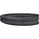  Manufacturer Color_Grey -- Bale 202" Grey Chenille Fabric Upholstered 9 pc Modular Sectional IMAGE 7