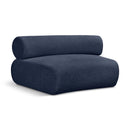  Manufacturer Color_Navy -- Bale Navy Chenille Fabric Upholstered Modular Chair IMAGE 1