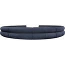 Meridian Bale Navy Chenille Fabric Modular Sofa IMAGE 3