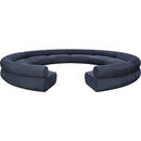 Meridian Bale Navy Chenille Fabric Modular Sofa IMAGE 4
