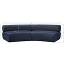 Manufacturer Color_Navy -- Bale 108" Navy Chenille Fabric Upholstered 2 pc Modular Sectional IMAGE 11