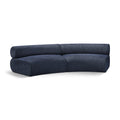  Manufacturer Color_Navy -- Bale 108" Navy Chenille Fabric Upholstered 2 pc Modular Sectional IMAGE 1