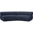  Manufacturer Color_Navy -- Bale 108" Navy Chenille Fabric Upholstered 2 pc Modular Sectional IMAGE 4