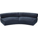 Meridian Bale Navy Chenille Fabric Modular Sofa IMAGE 5