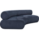  Manufacturer Color_Navy -- Bale 108" Navy Chenille Fabric Upholstered 2 pc Modular Sectional IMAGE 6