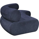 Meridian Bale Navy Chenille Fabric Modular Sofa IMAGE 7