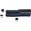  Manufacturer Color_Navy -- Bale 108" Navy Chenille Fabric Upholstered 2 pc Modular Sectional IMAGE 11