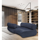  Manufacturer Color_Navy -- Bale 108" Navy Chenille Fabric Upholstered 2 pc Modular Sectional IMAGE 2
