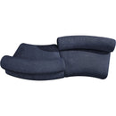  Manufacturer Color_Navy -- Bale 108" Navy Chenille Fabric Upholstered 2 pc Modular Sectional IMAGE 4