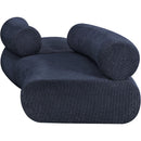 Manufacturer Color_Navy -- Bale 108" Navy Chenille Fabric Upholstered 2 pc Modular Sectional IMAGE 5